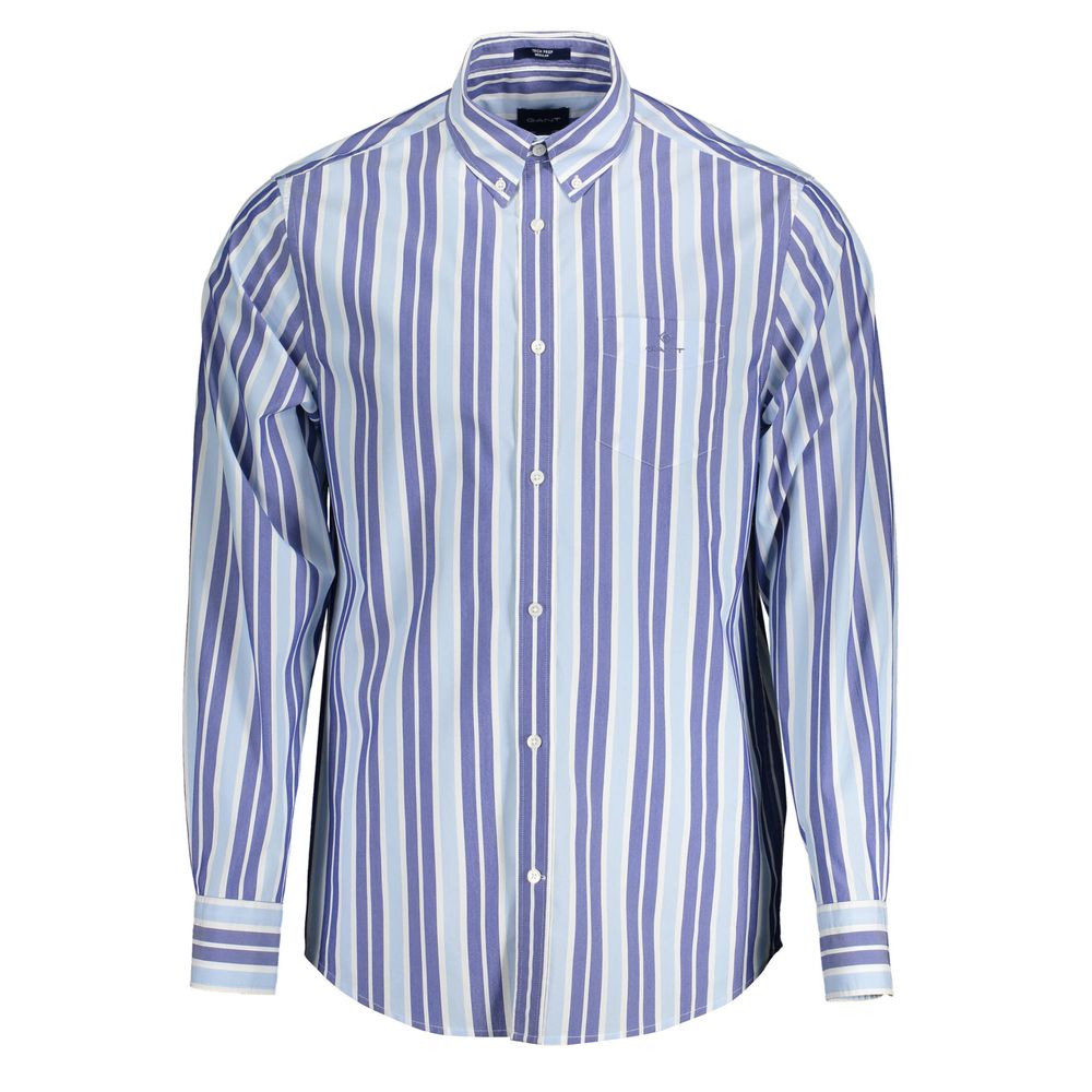 Gant Azzurro Cotton Men Shirt | Regal Royce