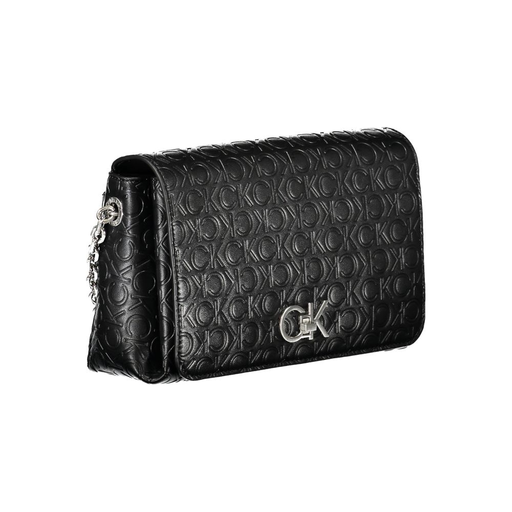 Calvin Klein Black Polyester Women's Shoulder Bag | Regal Royce