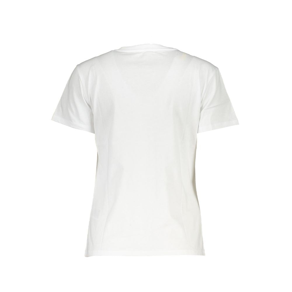 Patrizia Pepe White Cotton Women T-Shirt | Regal Royce