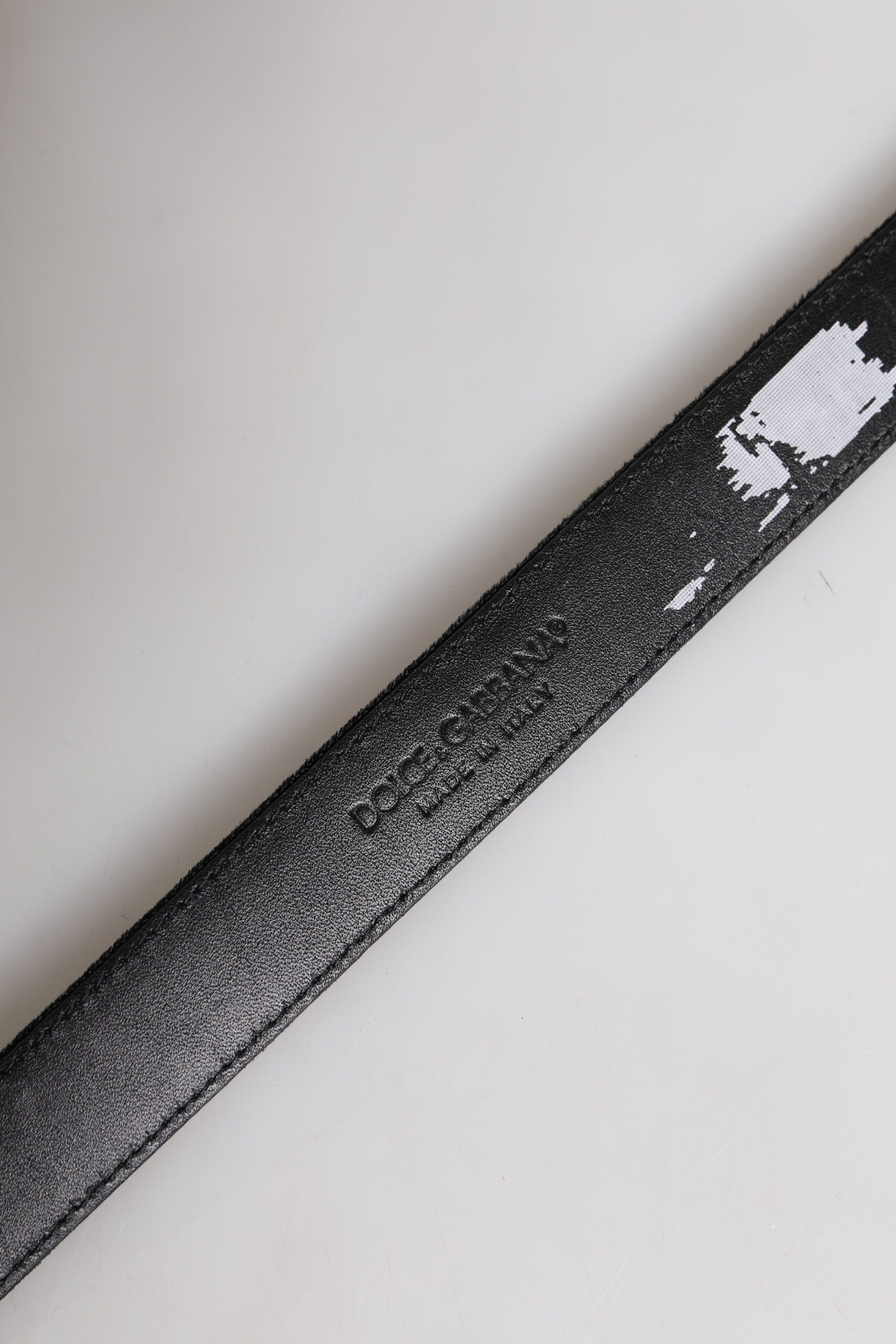 Dolce & Gabbana Black Leather Metal Buckle Classic Belt | Regal Royce