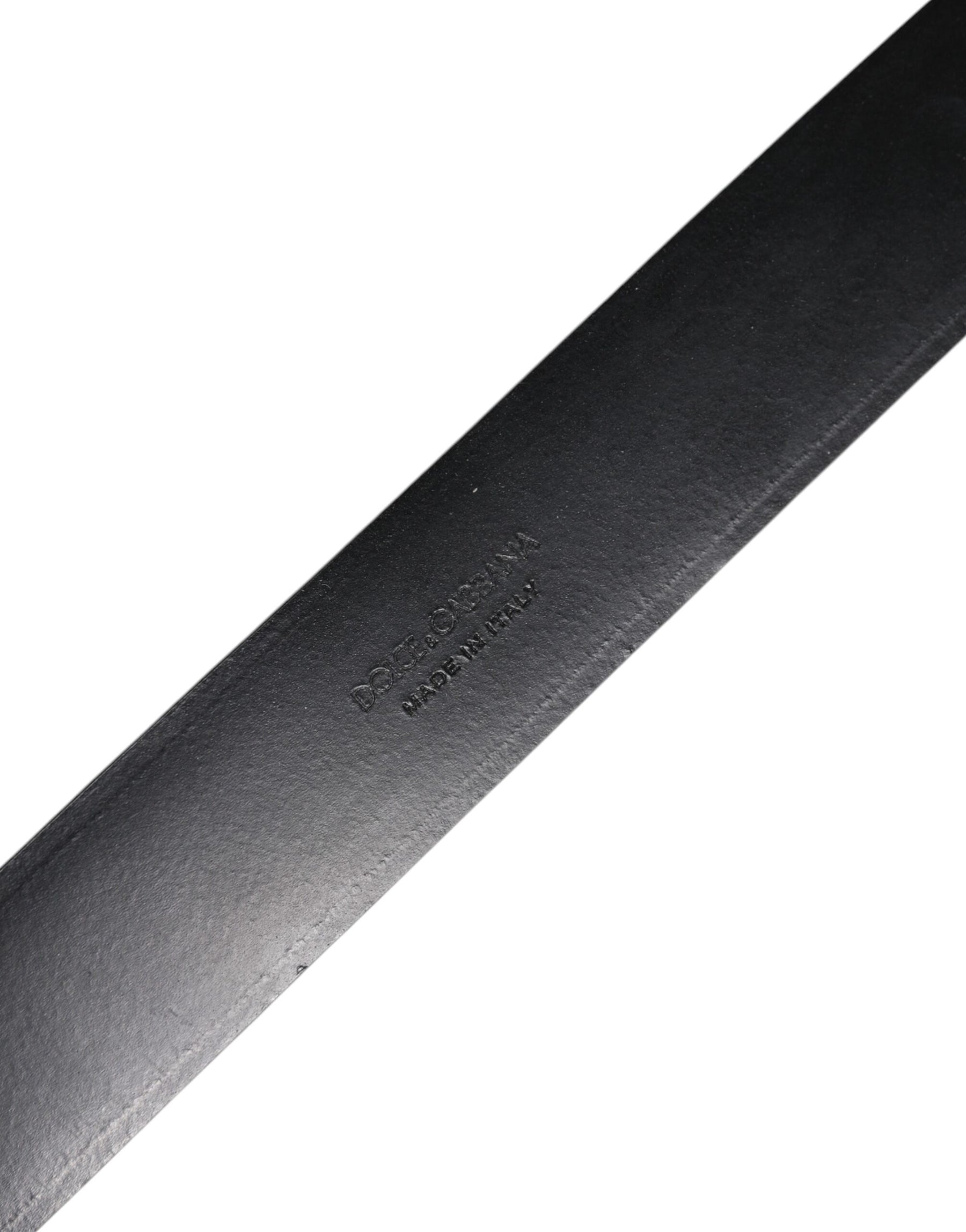 Dolce & Gabbana Black Leather Metal Buckle Classic Belt | Regal Royce