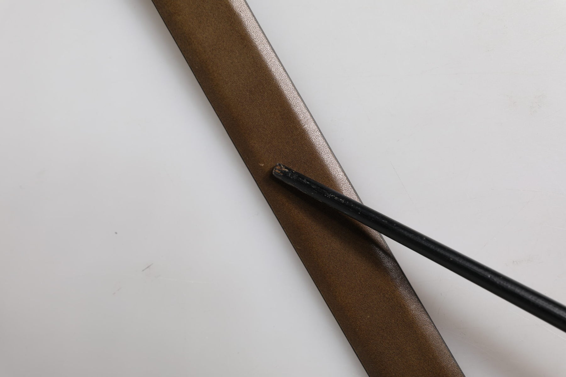 Dolce & Gabbana Brown Leather Classic Metal Logo Buckle Belt | Regal Royce