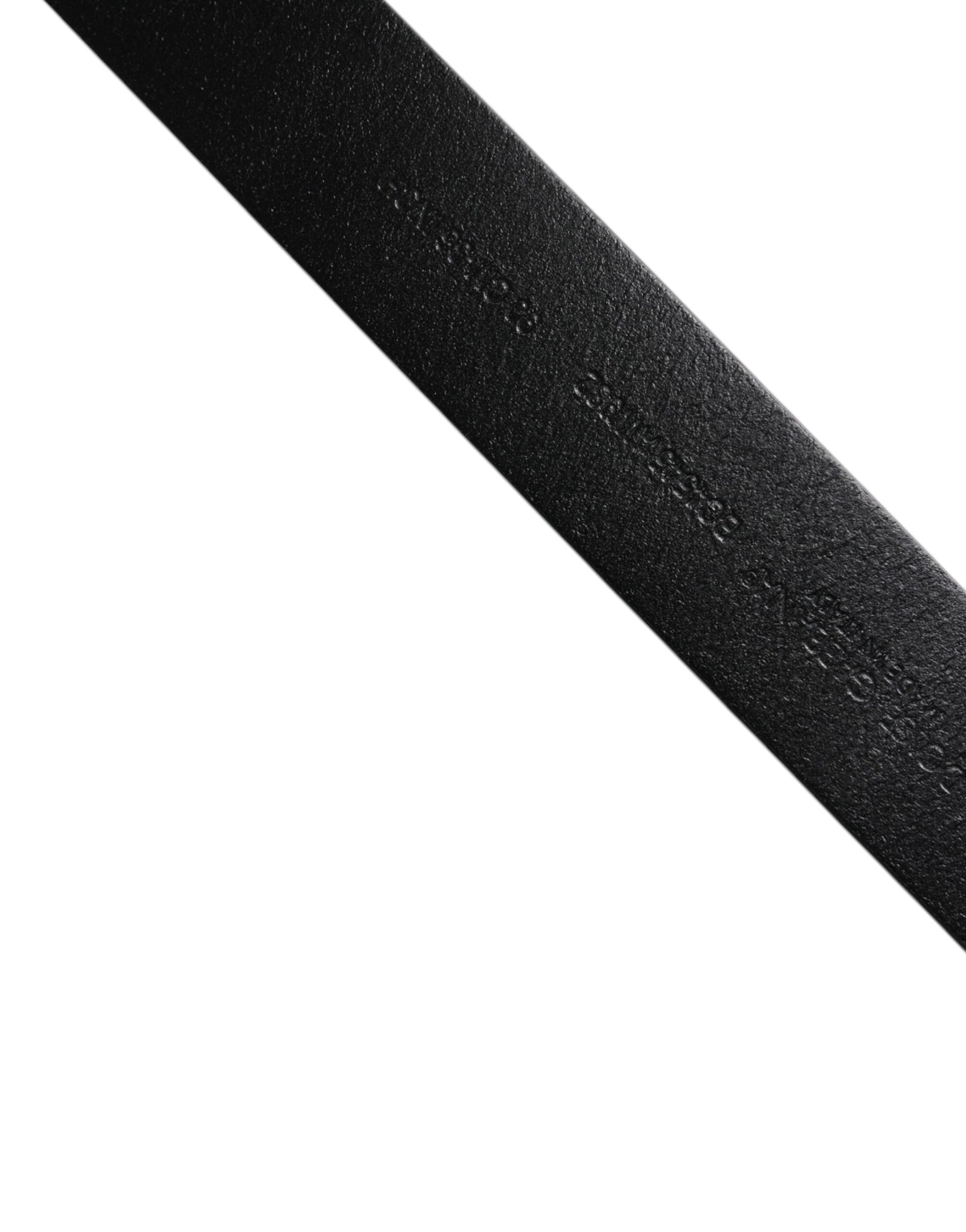 Dolce & Gabbana Brown Calf Leather Classic Metal Buckle Belt | Regal Royce