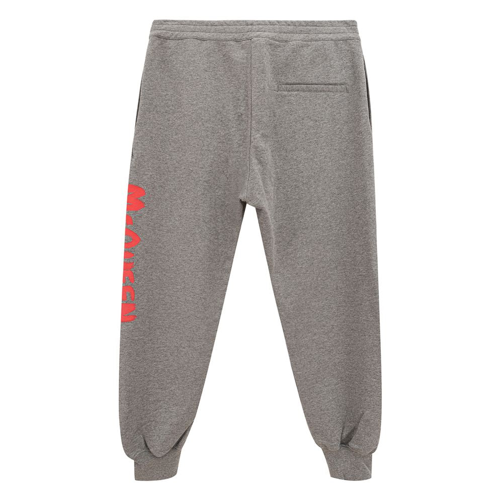 Alexander McQueen Gray Cotton Athletic Pants | Regal Royce