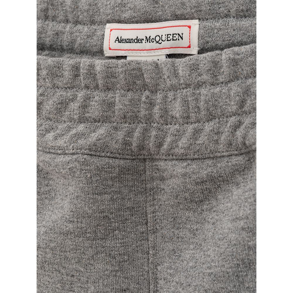 Alexander McQueen Gray Cotton Athletic Pants | Regal Royce