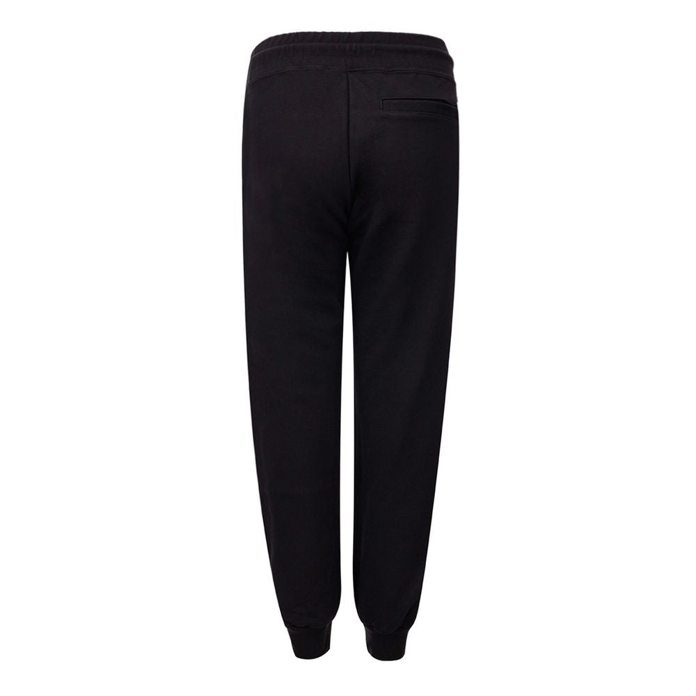 GCDS Black Cotton Joggers (Workout Pants) | Regal Royce
