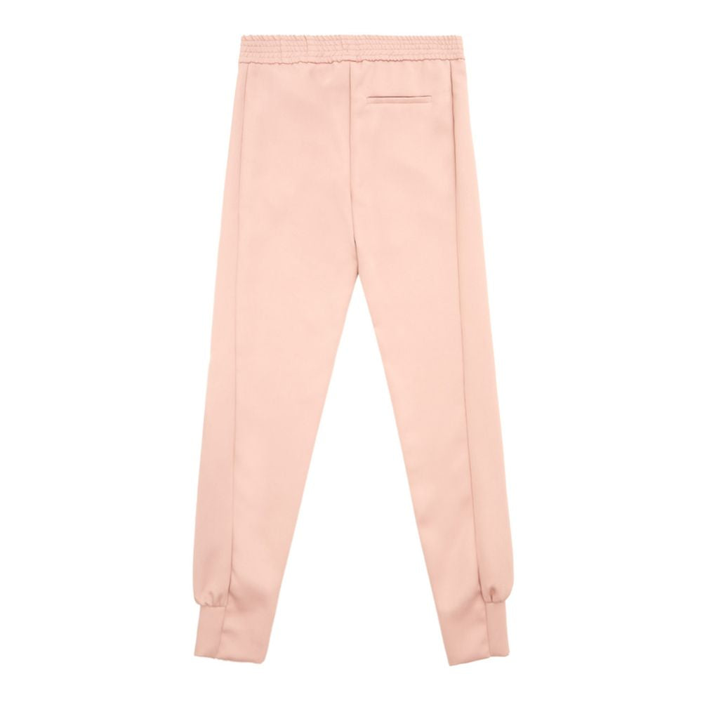 Lardini Pink Polyester Casual Pants | Regal Royce