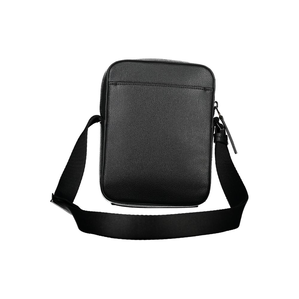 Calvin Klein Sleek Black Shoulder Bag with Logo Detail | Regal Royce