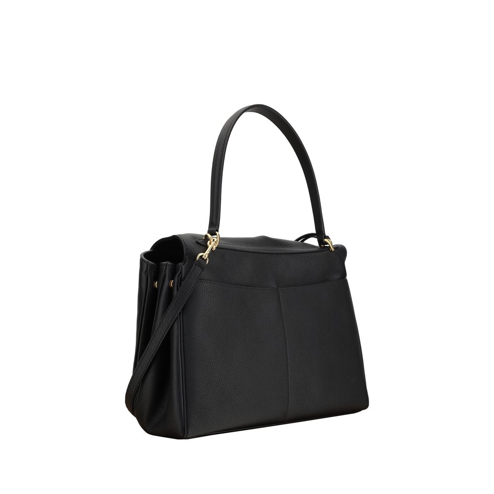 Balenciaga Black Calf Leather Bos Taurus Shoulder Bag | Regal Royce