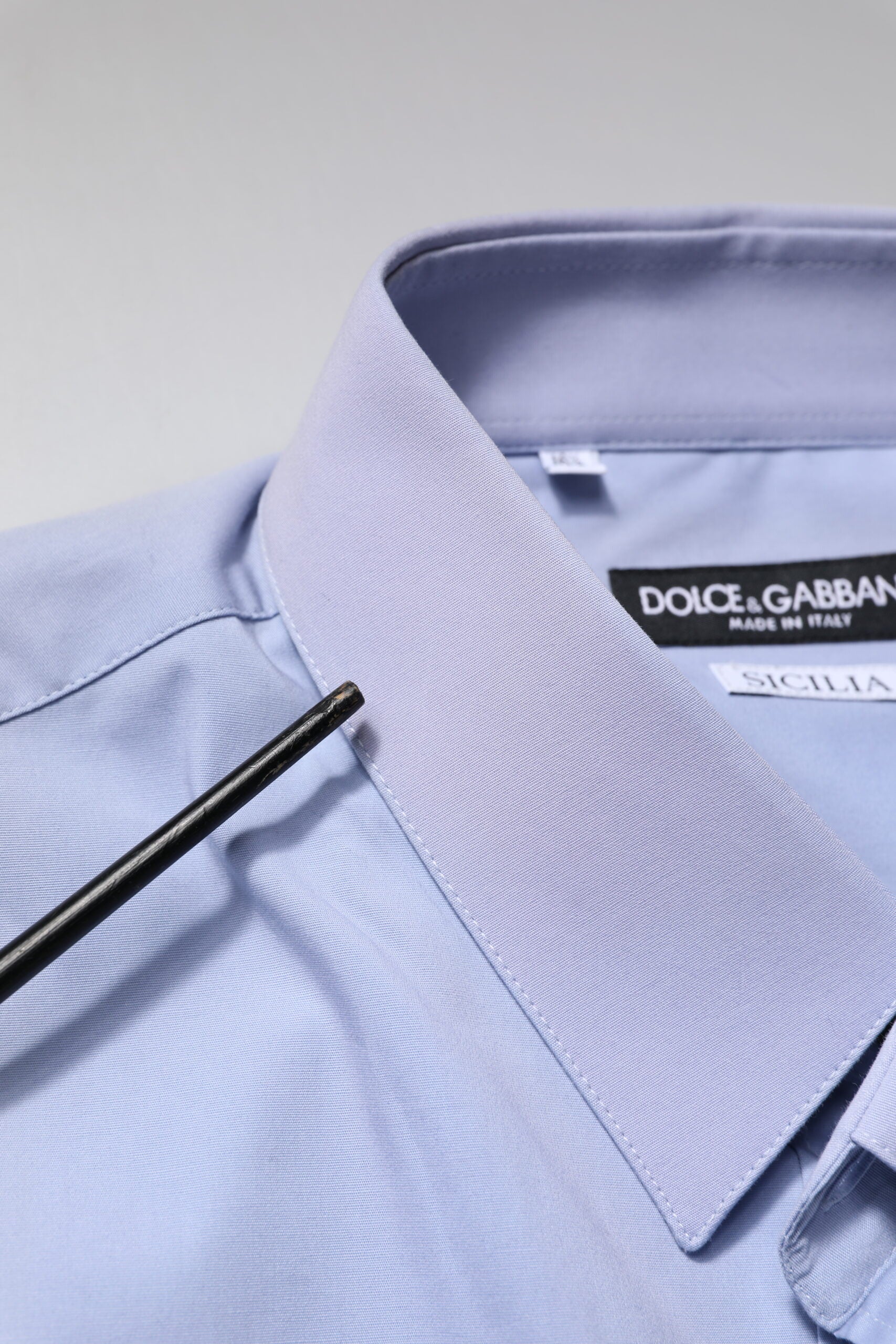 Dolce & Gabbana Light Blue Cotton SICILIA Dress Formal Shirt | Regal Royce