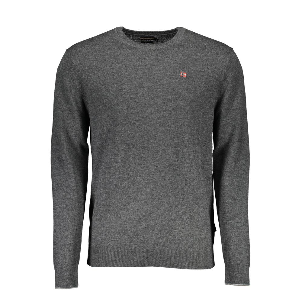 Napapijri Grigio Wool Mens Sweater | Regal Royce