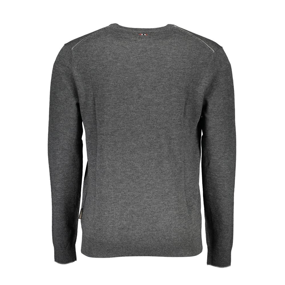 Napapijri Grigio Wool Mens Sweater | Regal Royce