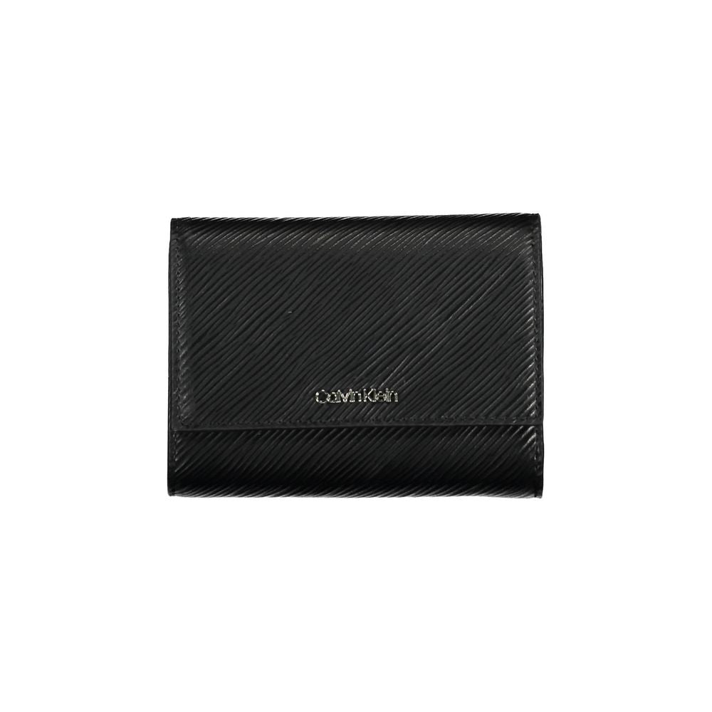 Calvin Klein Black Polyurethane Women Wallet | Regal Royce