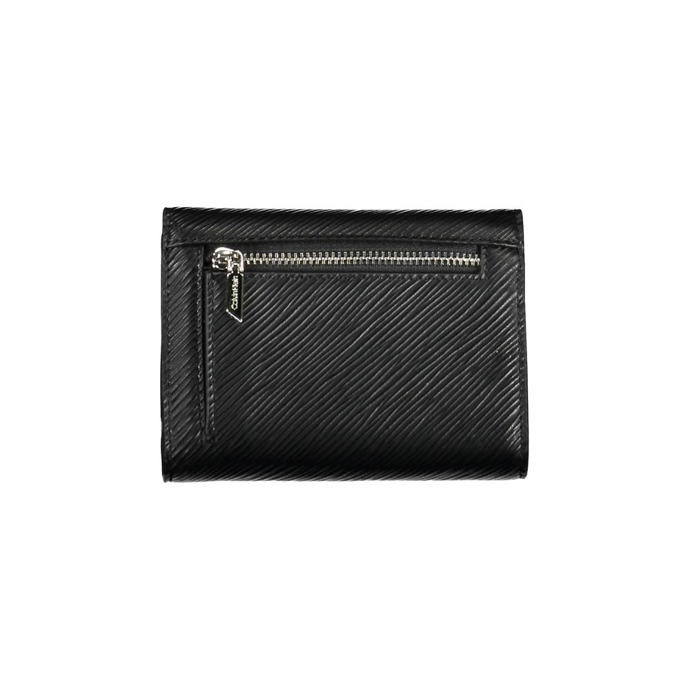 Calvin Klein Black Polyurethane Women Wallet | Regal Royce