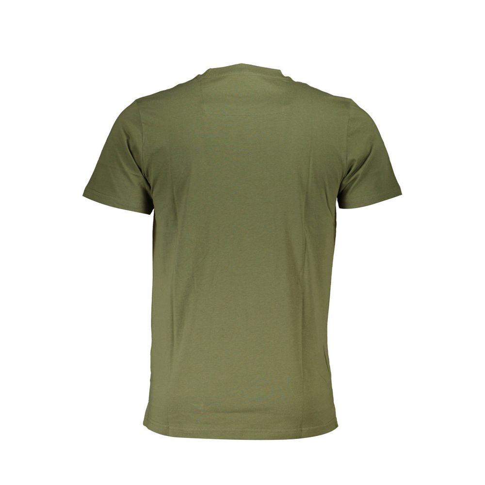 Cavalli Class Verde Cotton Men T-Shirt | Regal Royce