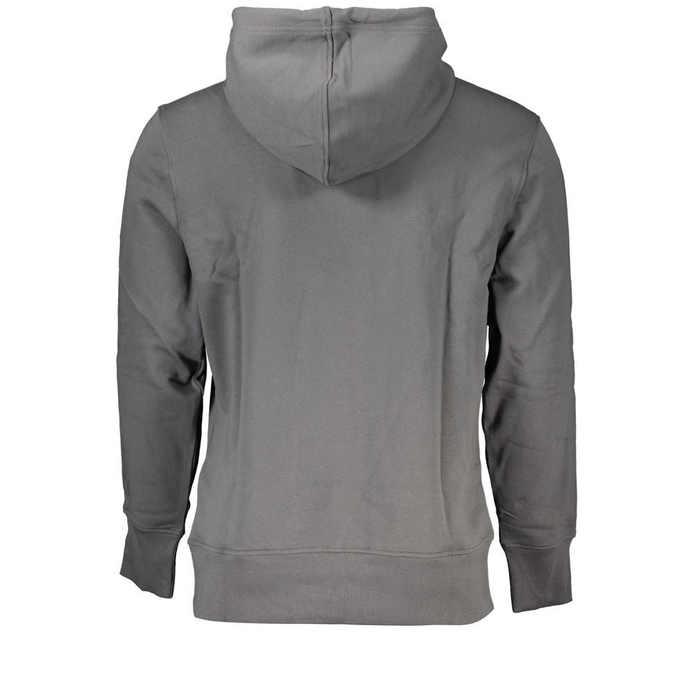 Calvin Klein Elegant Gray Hooded Sweatshirt | Regal Royce
