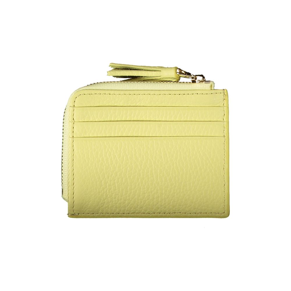Coccinelle Giallo Leather Women Wallet | Regal Royce