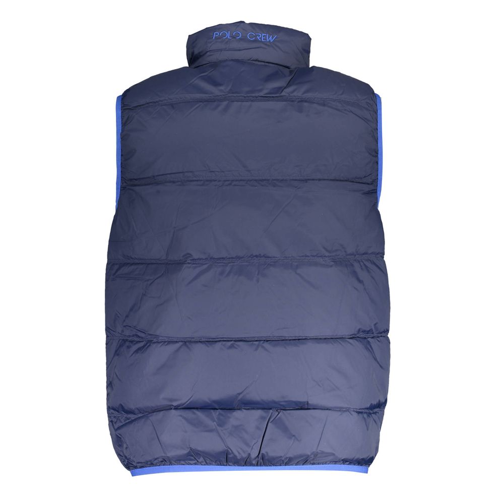 La Martina Blu Polyamide Men's Vest | Regal Royce