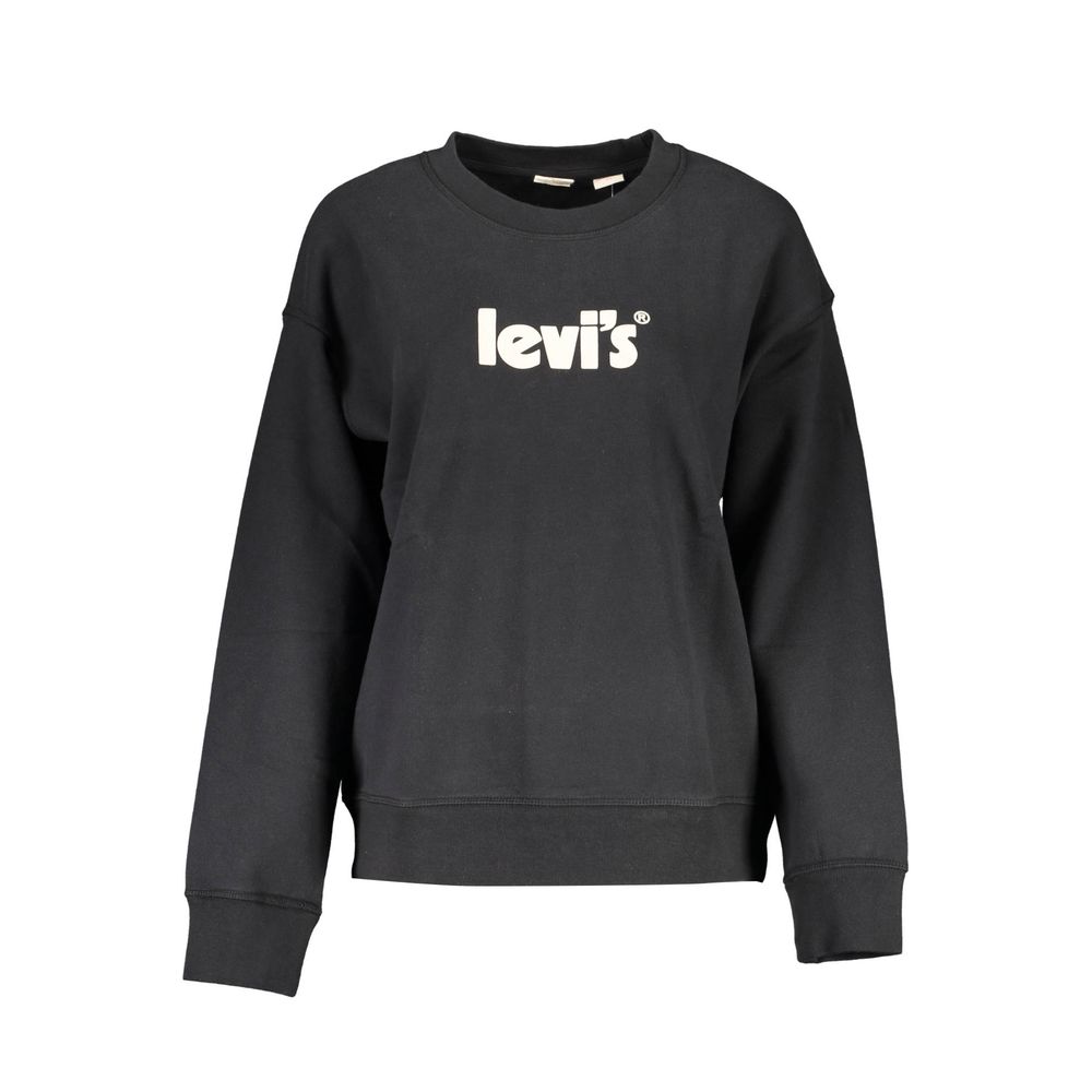 Levi's Black Cotton Women Sweatshirt | Regal Royce