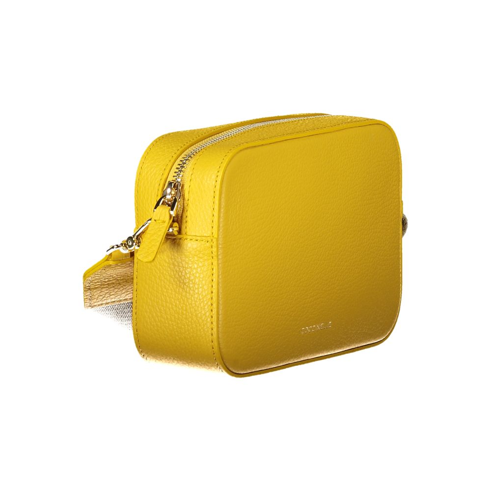 Coccinelle Giallo Leather Women Handbag | Regal Royce