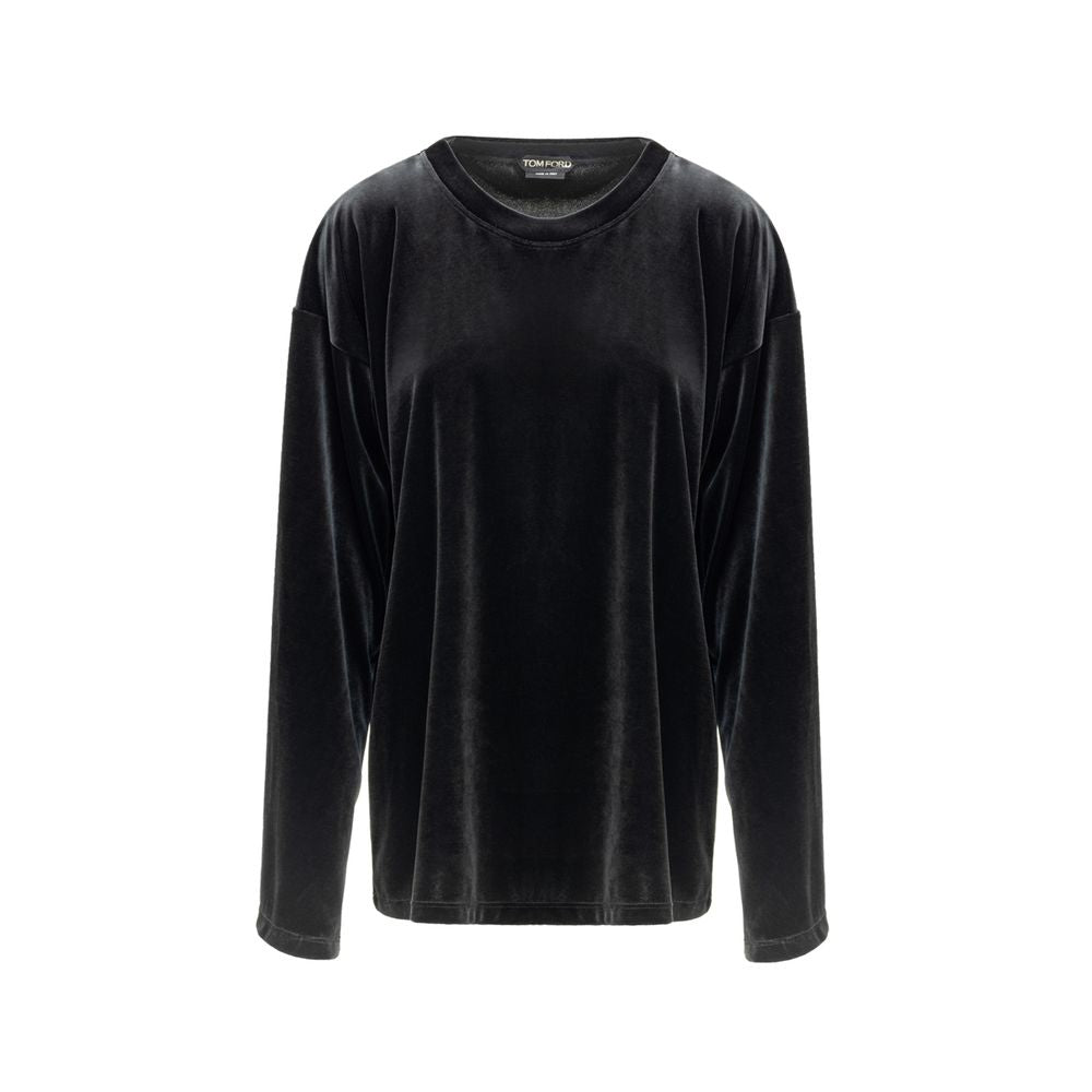 Tom Ford Black Synthetic Sweatshirt | Regal Royce