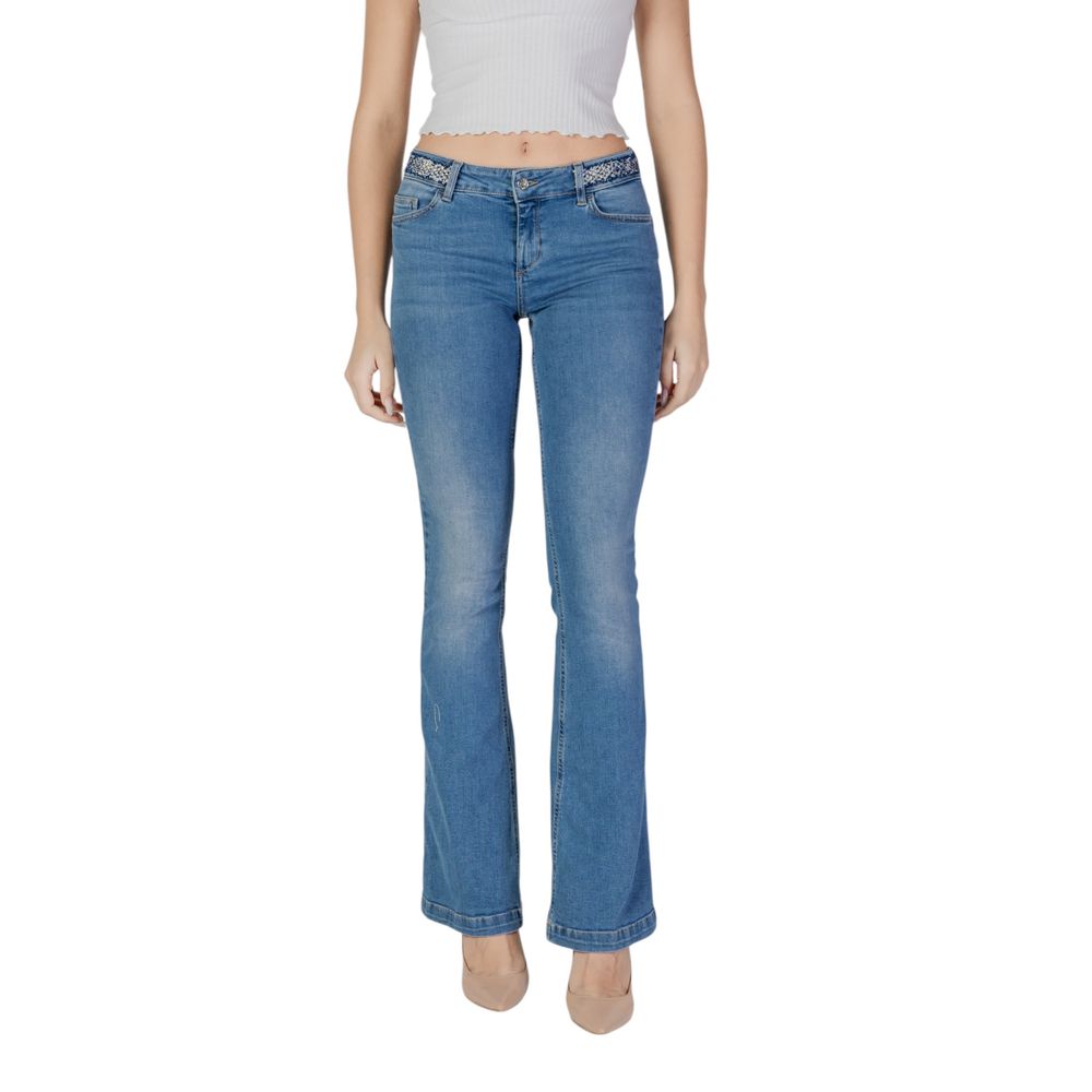 Liu Jo Light Blue Cotton Bootcut Jeans | Regal Royce