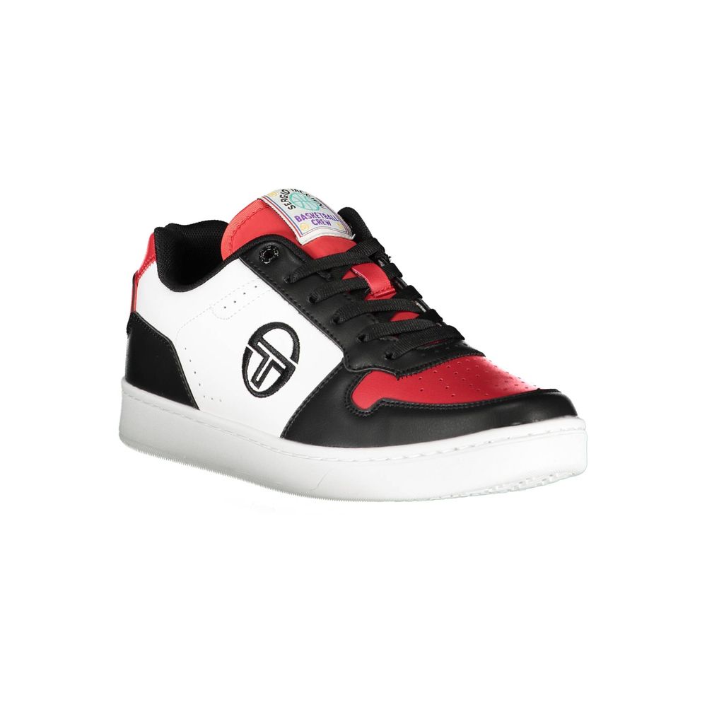 Sergio Tacchini Black Polyurethane Men's Sneaker | Regal Royce