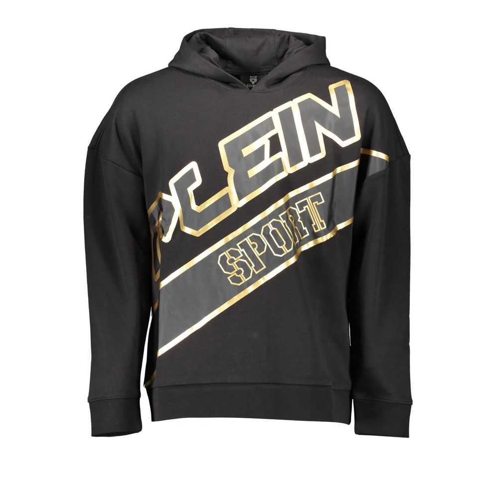 Plein Sport Black Cotton Sweatshirt | Regal Royce