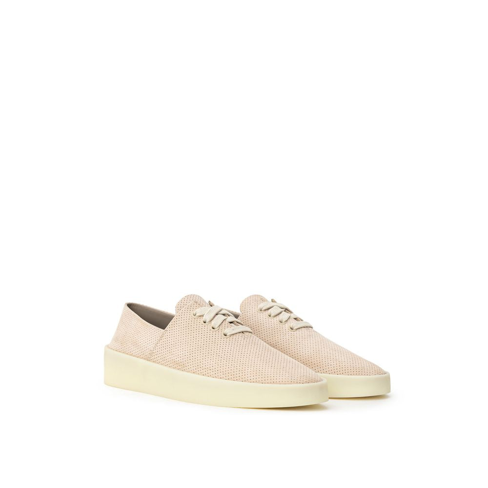 Fear Of God Beige Leather Low Top Sneakers | Regal Royce