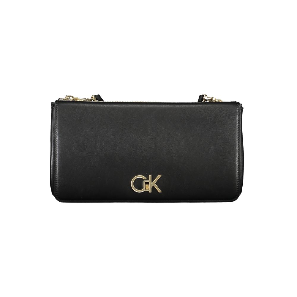 Calvin Klein Black Polyester Women Shoulder Bag | Regal Royce