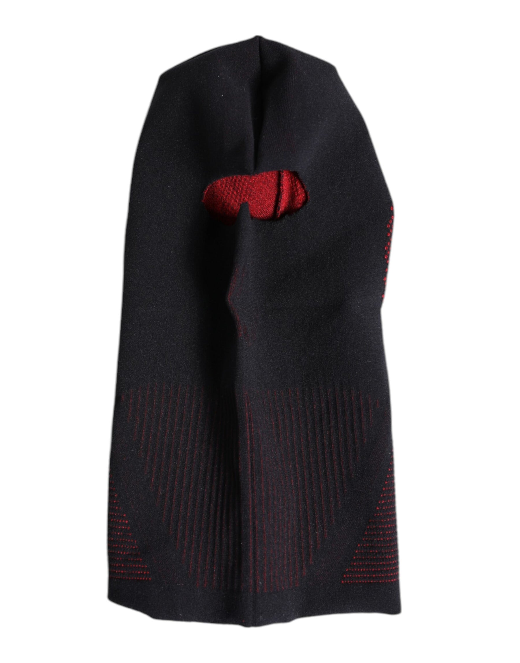 Dolce & Gabbana Black Cotton Knitted Ski Mask Balaclava Hat | Regal Royce
