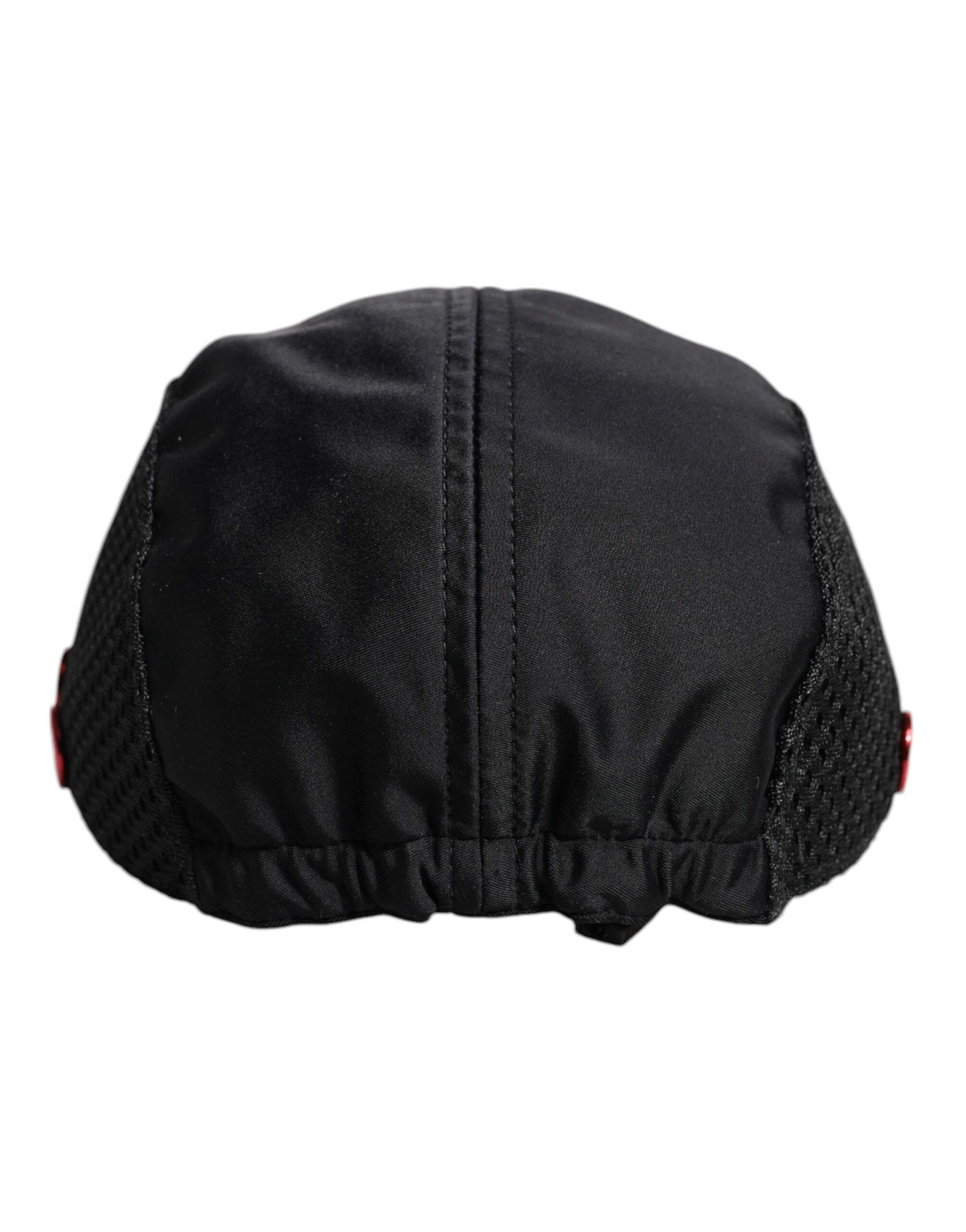 Dolce & Gabbana Black Nylon DG Logo 6 Panels Baseball Cap | Regal Royce