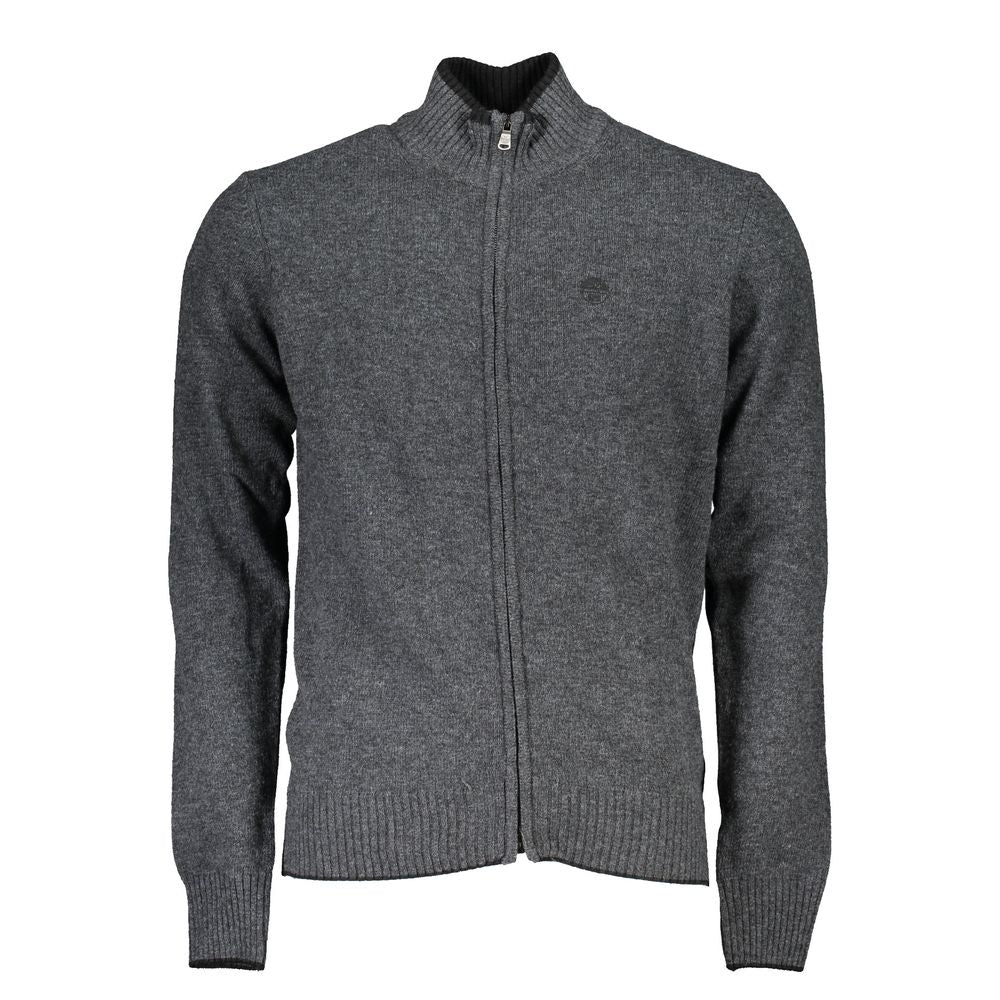North Sails Grigio Poliammide Men Cardigan | Regal Royce