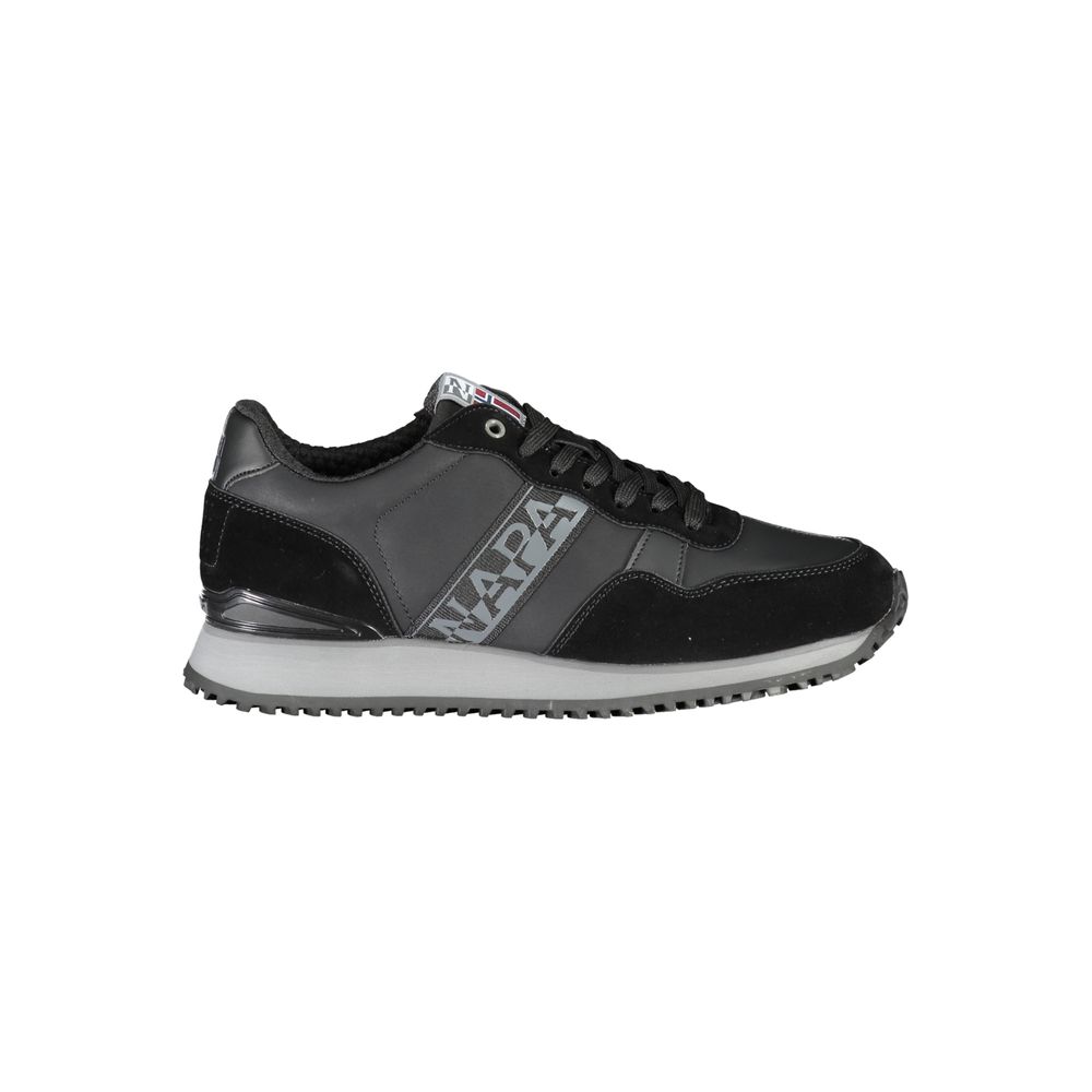 Napapijri Black Polyester Sneaker | Regal Royce