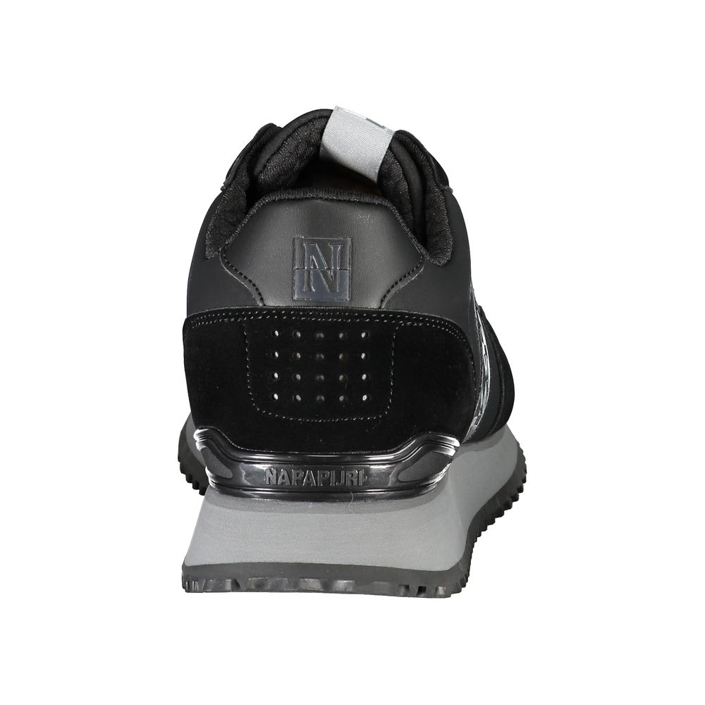 Napapijri Black Polyester Sneaker | Regal Royce