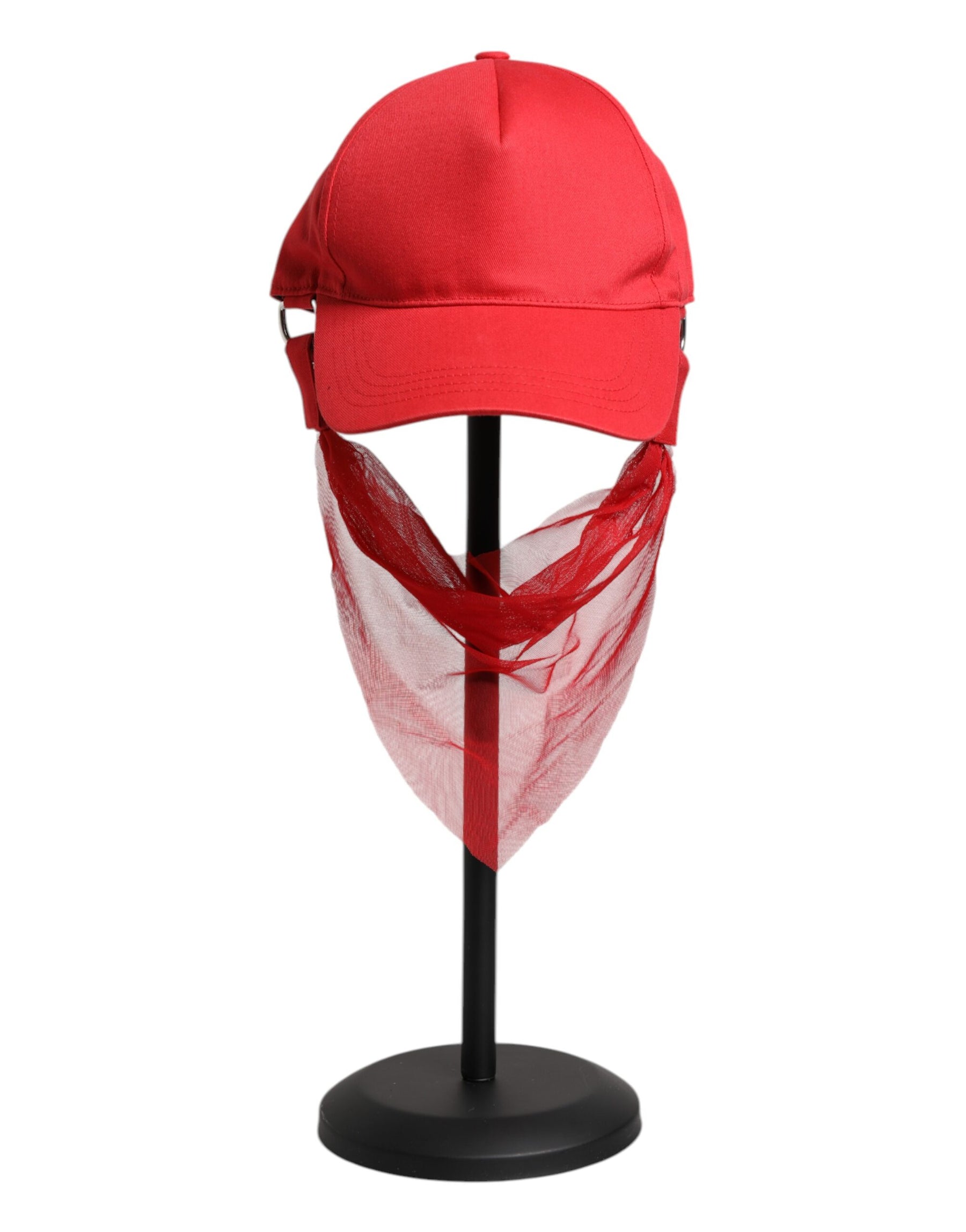 Dolce & Gabbana Red Cotton 6 Panels Women Baseball Cap | Regal Royce