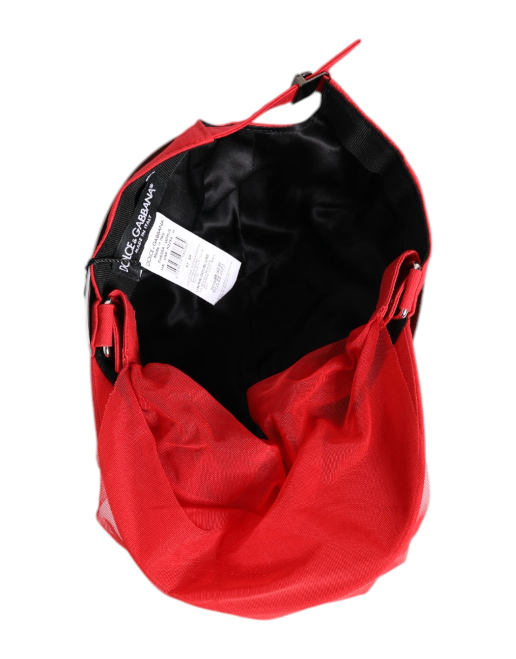 Dolce & Gabbana Red Cotton 6 Panels Women Baseball Cap | Regal Royce