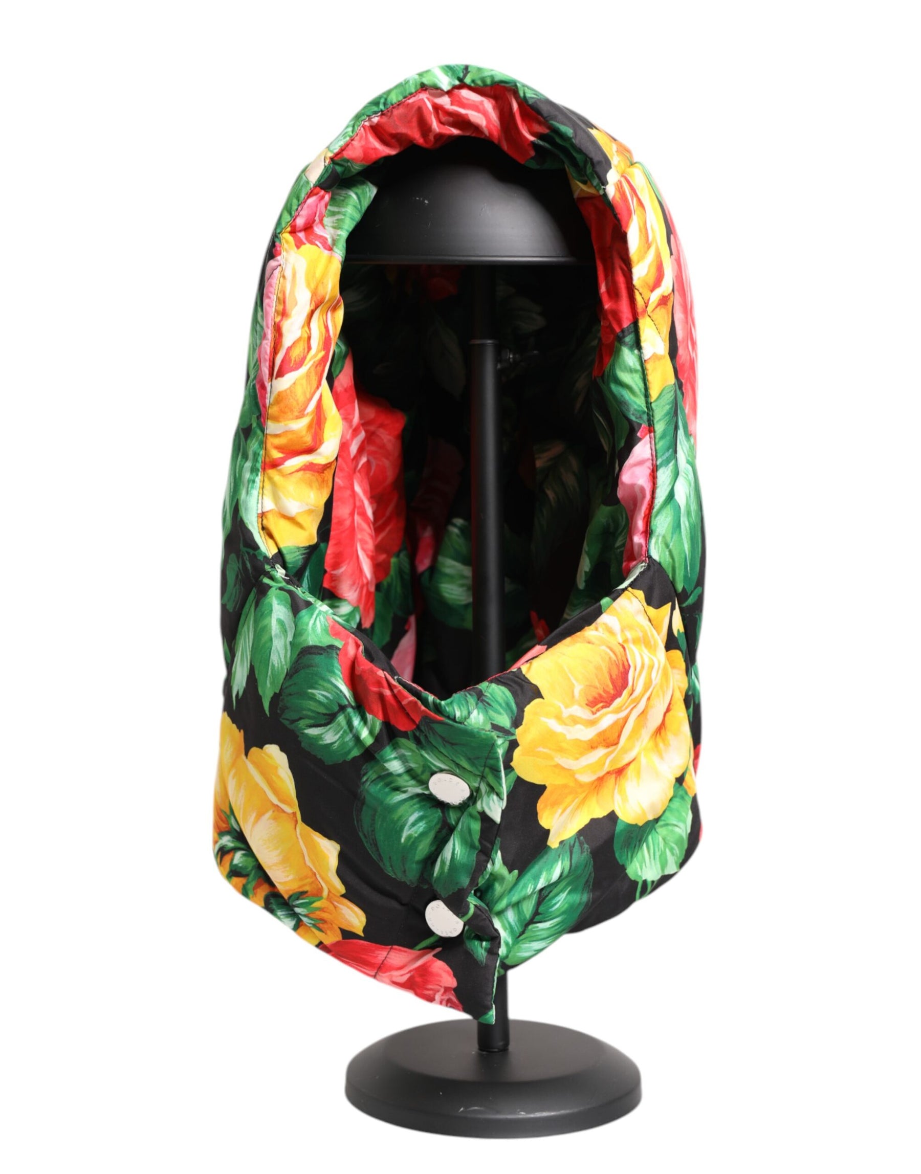 Dolce & Gabbana Multicolor Floral Print Whole Head Wrap Hat | Regal Royce