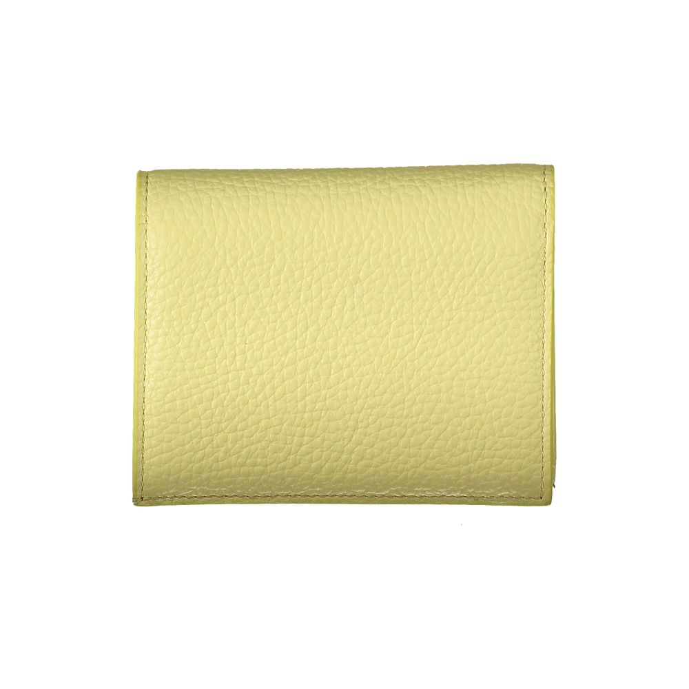 Coccinelle Giallo Leather Woman Wallet | Regal Royce