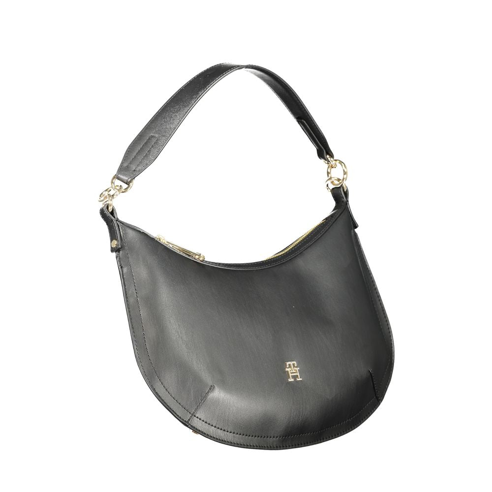 Tommy Hilfiger Nero Poliuretano Women Handbag | Regal Royce