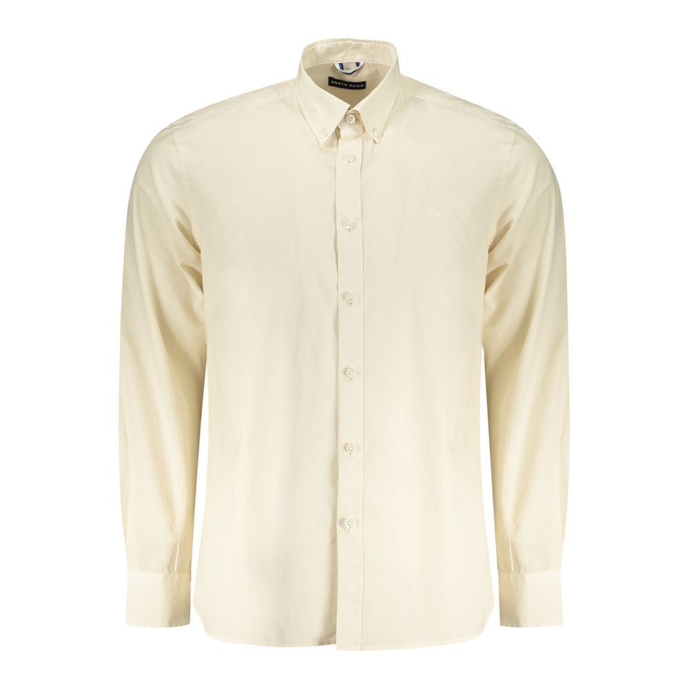 North Sails Beige Cotton Men Shirt | Regal Royce