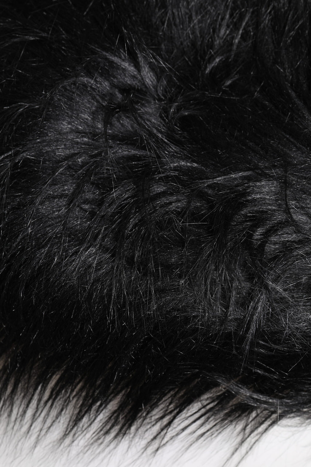 Dolce & Gabbana Black Acrylic Fur Womens Bucket Hat