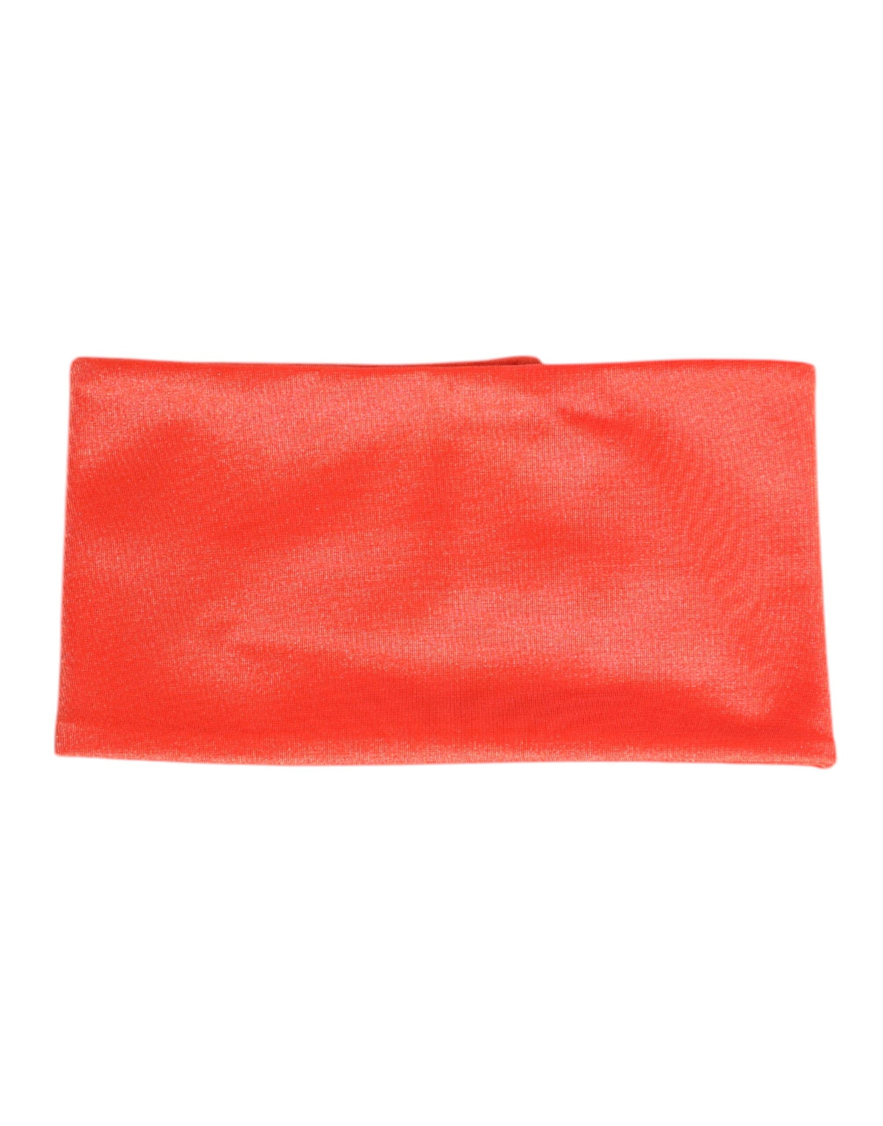 Dolce & Gabbana Orange Nylon Stretch Women Neck Warmer Scarf | Regal Royce