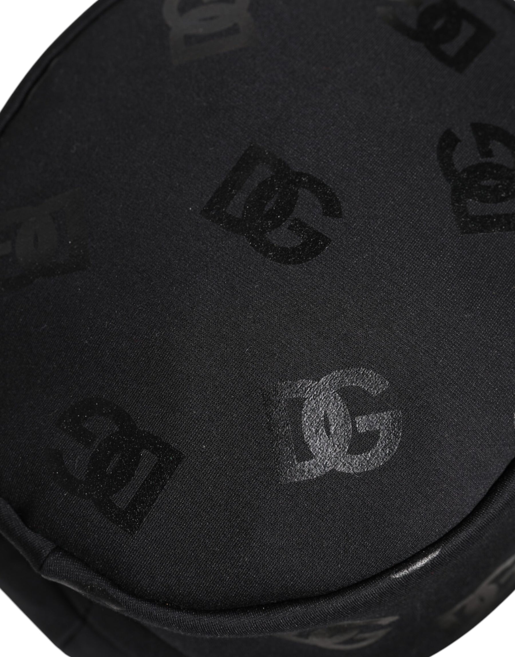 Dolce & Gabbana Black DG Monogram Polyester Jacquard Bucket Hat | Regal Royce