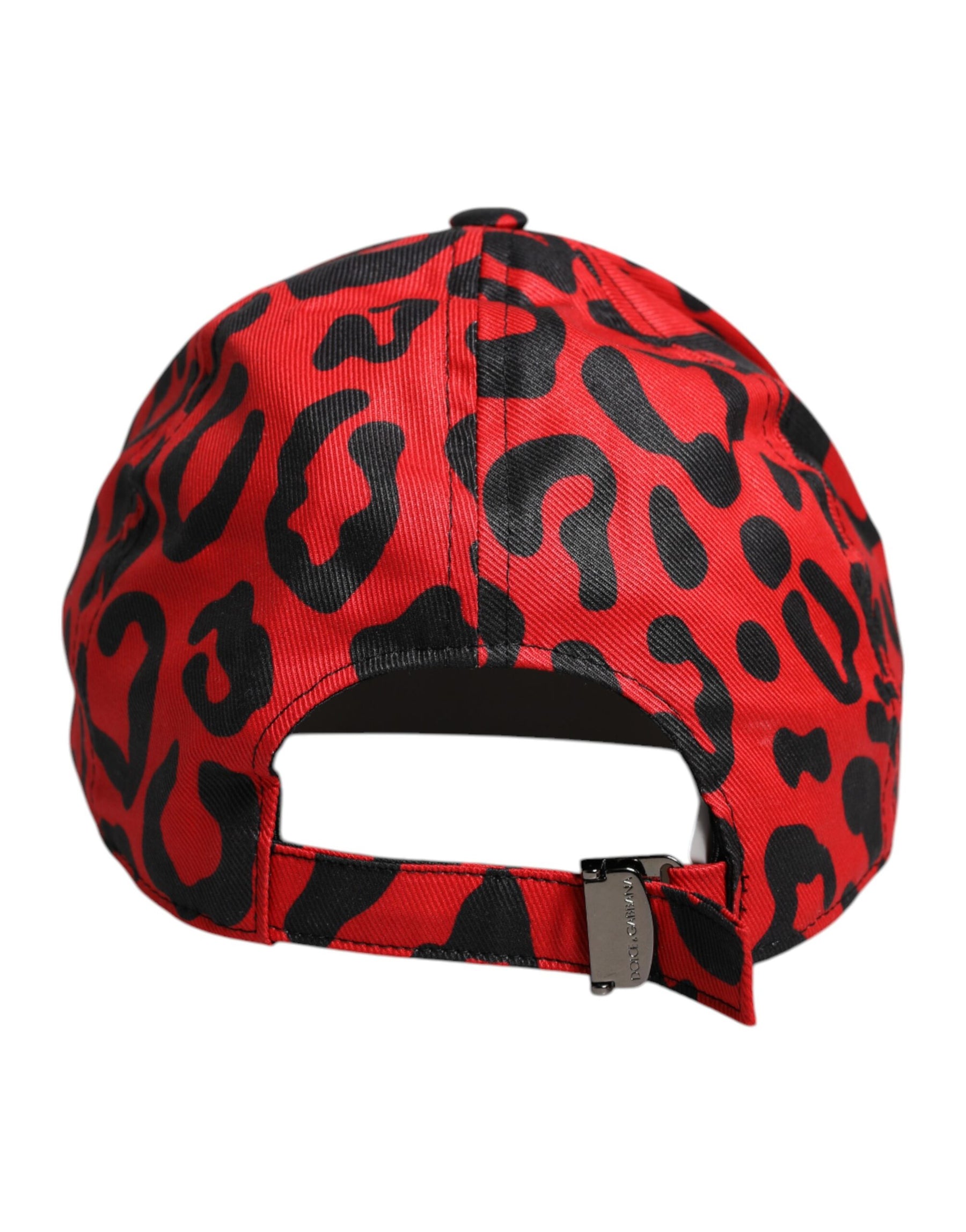 Dolce & Gabbana Red Cotton 6 Panels Women Baseball Cap | Regal Royce