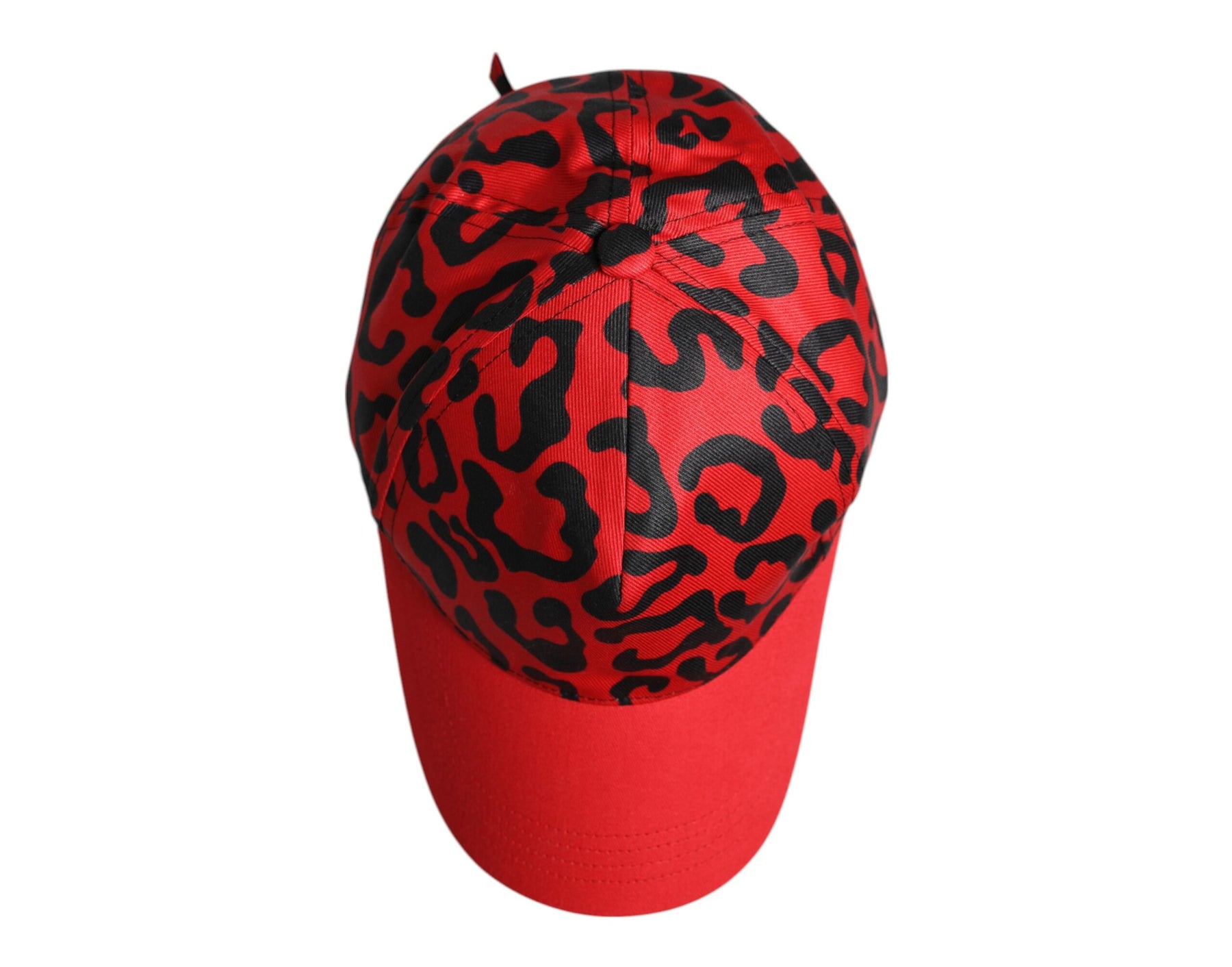 Dolce & Gabbana Red Cotton 6 Panels Women Baseball Cap | Regal Royce