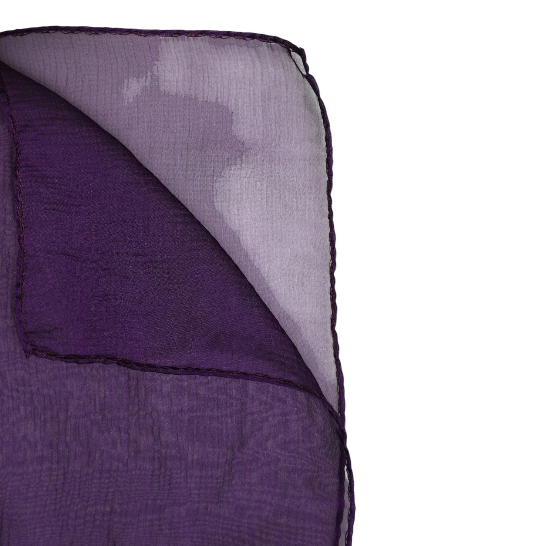 Dolce & Gabbana Purple Silk Rectangle Wrap Shawl Scarf | Regal Royce