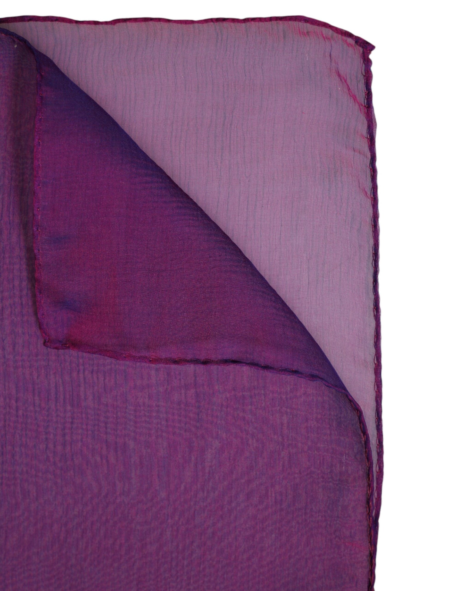 Dolce & Gabbana Purple Silk Rectangle Wrap Shawl Scarf | Regal Royce