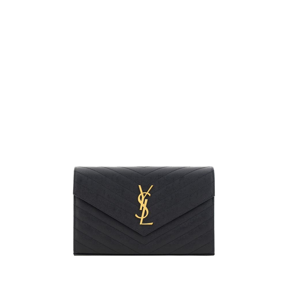 Saint Laurent Black Calf Leather Bos Taurus Shoulder Bag | Regal Royce