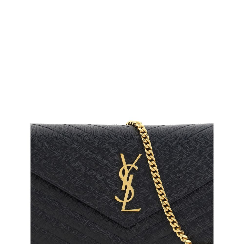 Saint Laurent Black Calf Leather Bos Taurus Shoulder Bag | Regal Royce